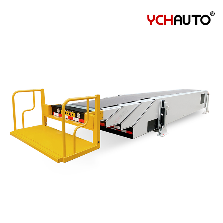 Warehouse Automated Conveyors System Truck Loading Unloading Expandable Box System Telescopic Belt Conveyor with CE