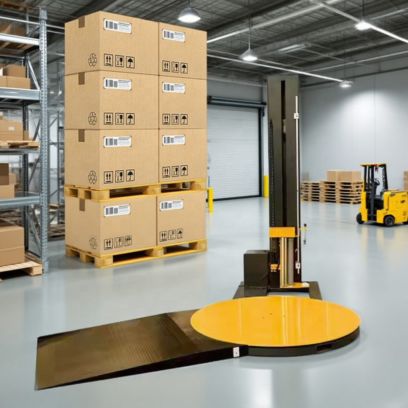 Pallet Wrap Machine Manual Wrapper Mobile Stretch Wrap Machine Pallet Wrapping Stretch Film Wrap Machine