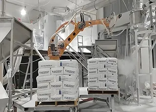 Robotic Depalletizing Process View 3