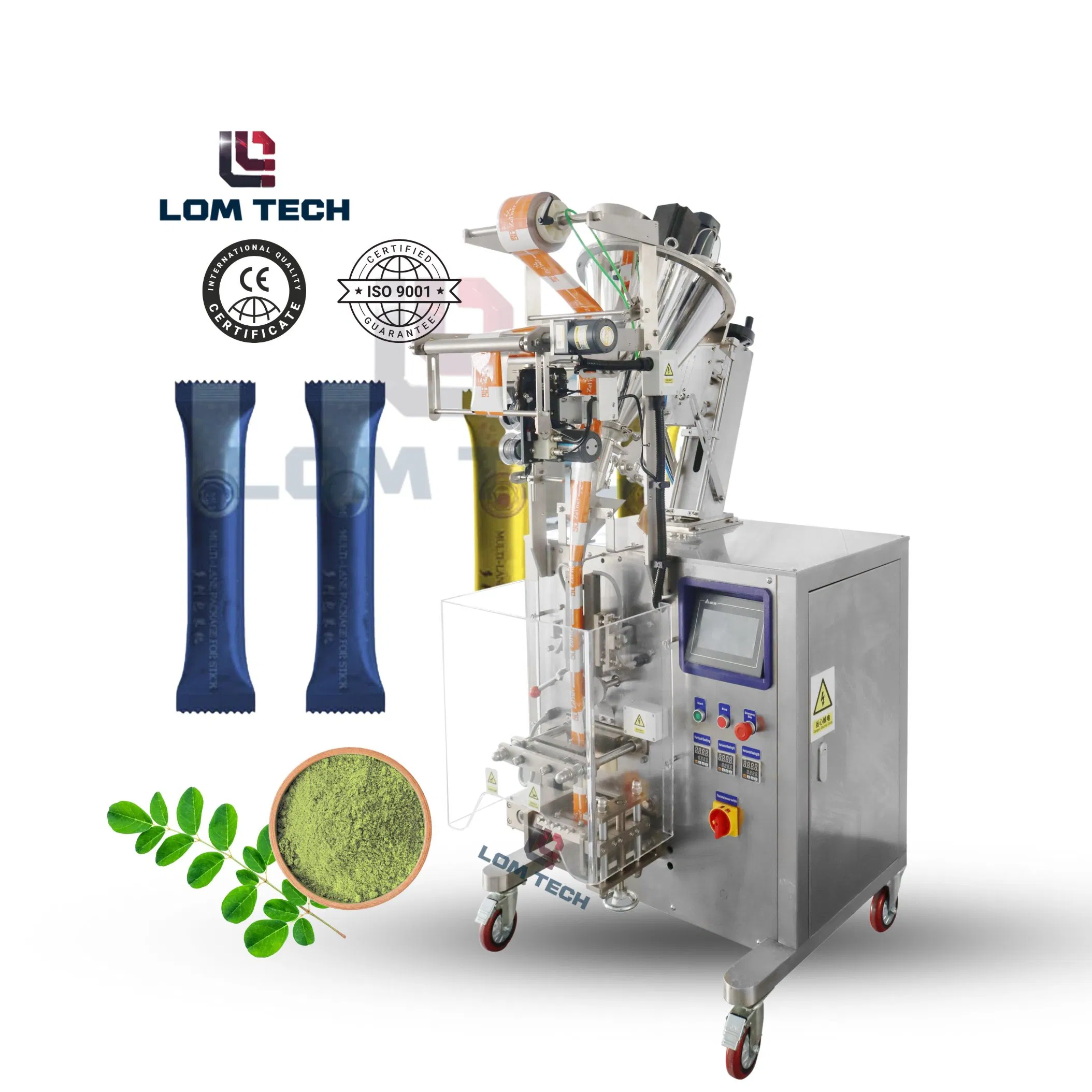 Advanced Multi-Lane Sachet Packaging System with PLC Control