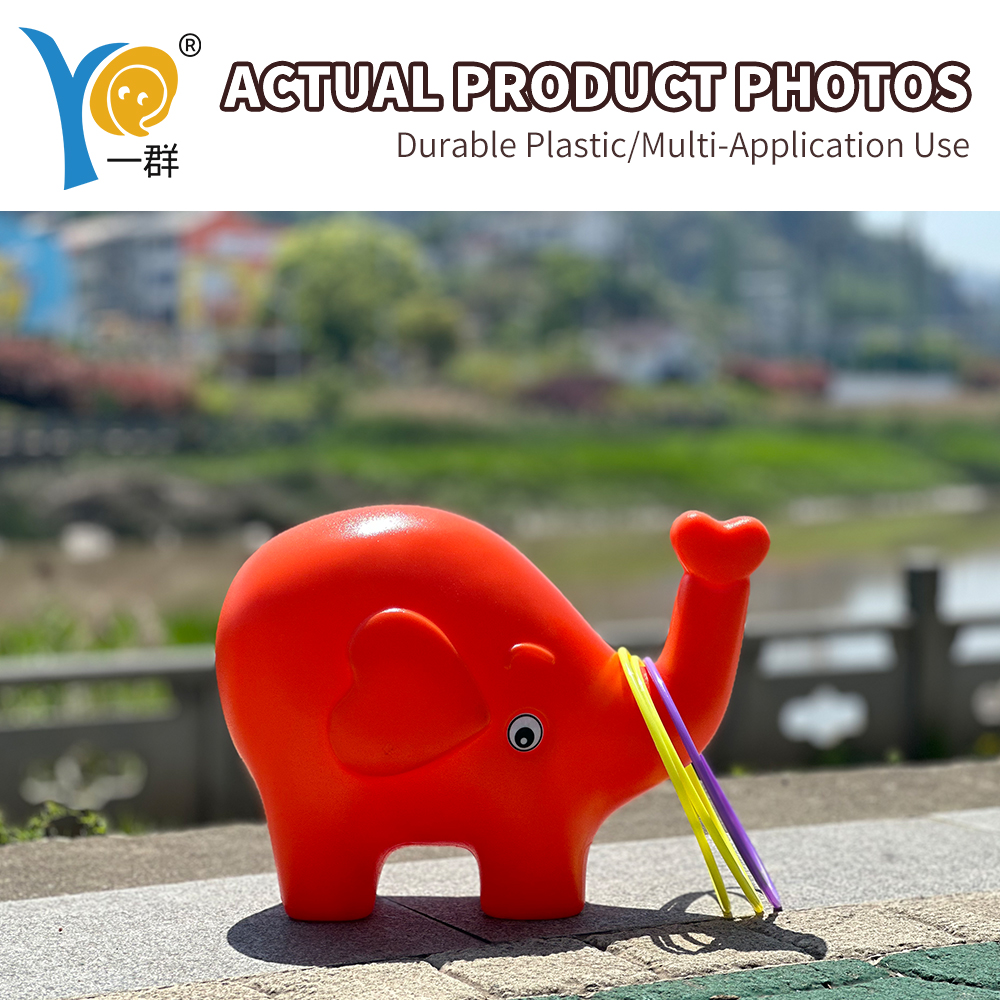 Outdoor Playground Game | Cartoon Ring Toss with Bright Colors | Toddler Friendly Custom Design | CE Certified Easy Installation