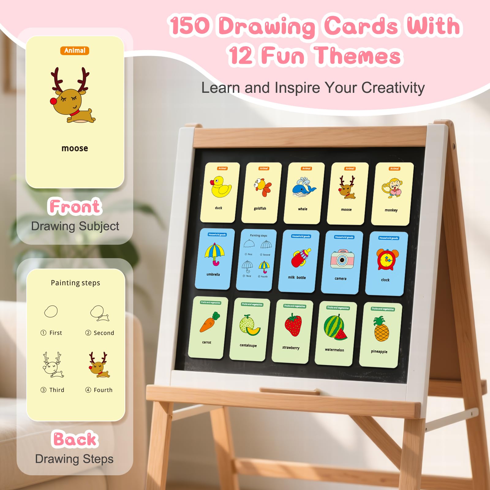 GY Smart Electronic Cartoon Drawing Robot Kids Art Sketcher 3-12 Years Old Educational Toy Unisex Plastic Christmas Gift