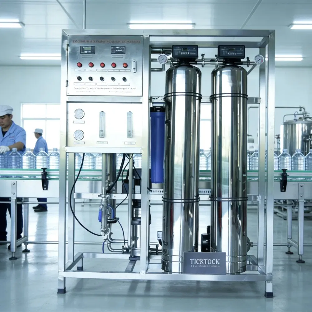 Reverse Osmosis Purified Water Treatment System with PLC Industry and Family Use