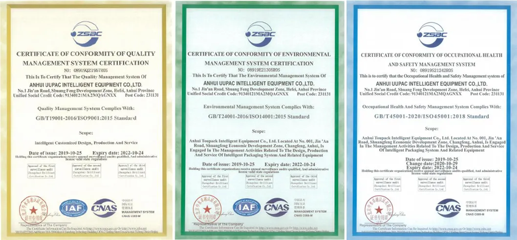 Product Quality Certifications