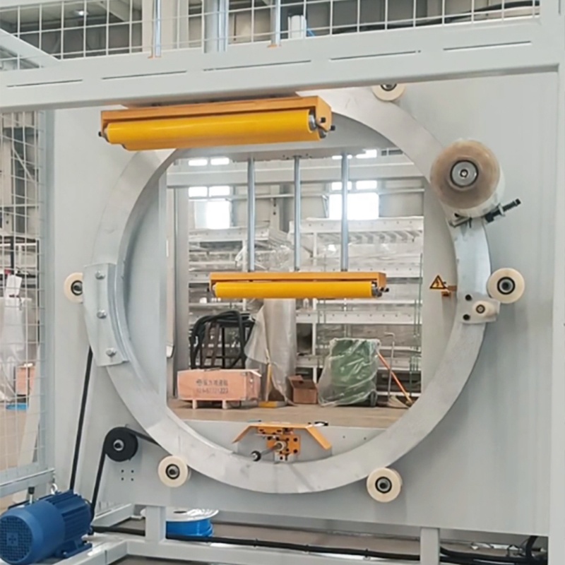 Automatic Horizontal Stretch Orbital Wrapper Wrapping Machine Horizontal Orbital Stretch Wrapping Machine