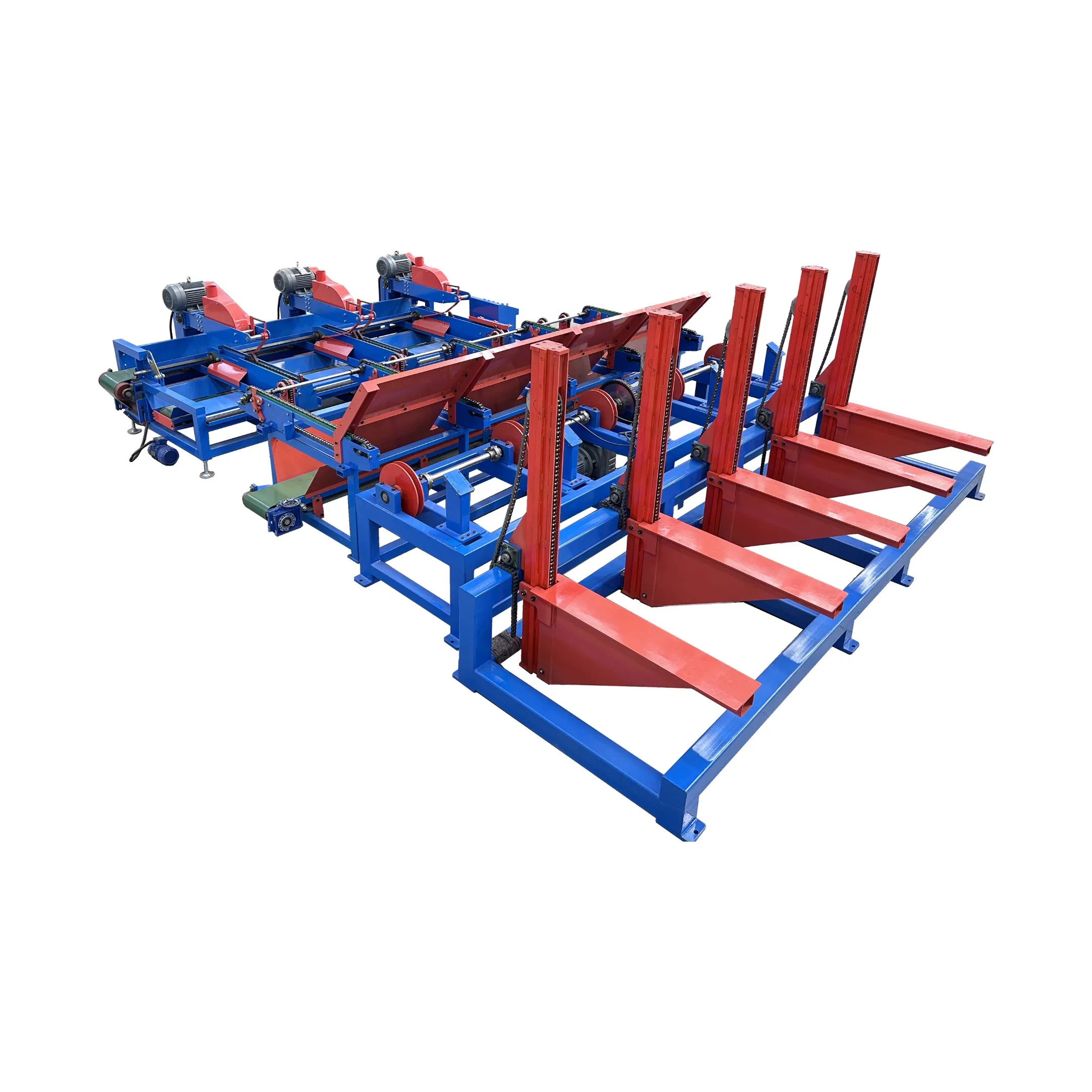 Timber Depalletizing System Tilt Hoist Horizontal Design Fully Electrical 5000kg Capacity