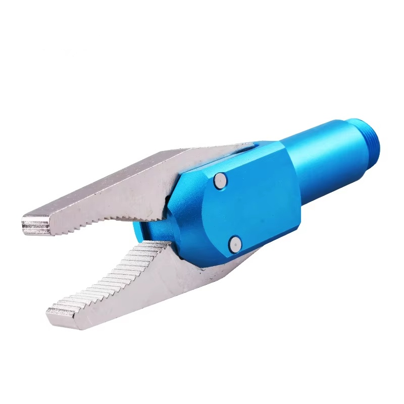 Grz-20-16h Grz-20-16j Pneumatic End of Arm Tool, Hard Aluminum Alloy &amp; Stainless Steel Mechanical Finger Gripper for Robotics