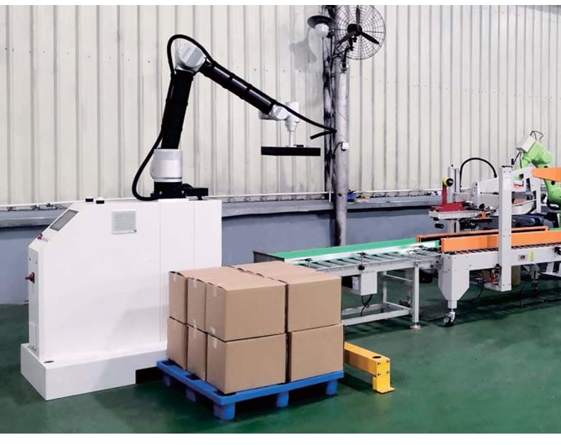Carton Stacking System Automatic Robot Palletizer Machine Collaborative Robot Palletizer