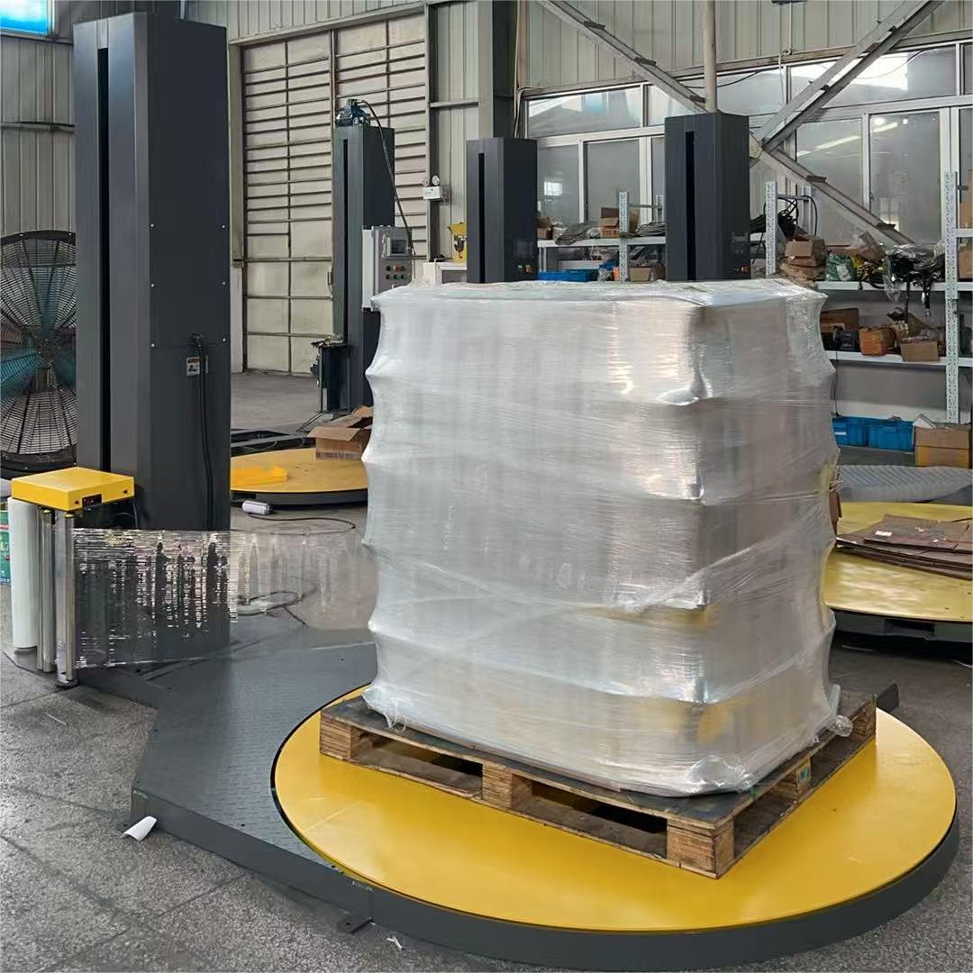 Automatic Pallet Stretching Shrink Wrap Film Machine Wrapping Packing Stretch for Pallet Wrapper