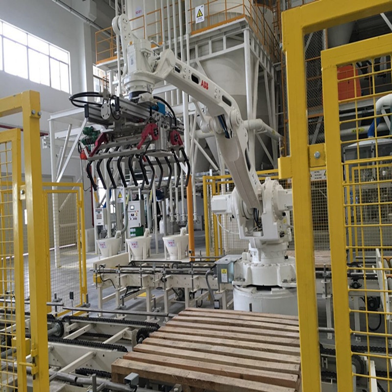 High-Speed Automatic Industrial Robot Palletizer Machine System for Plastic and Paper Packaging with Price