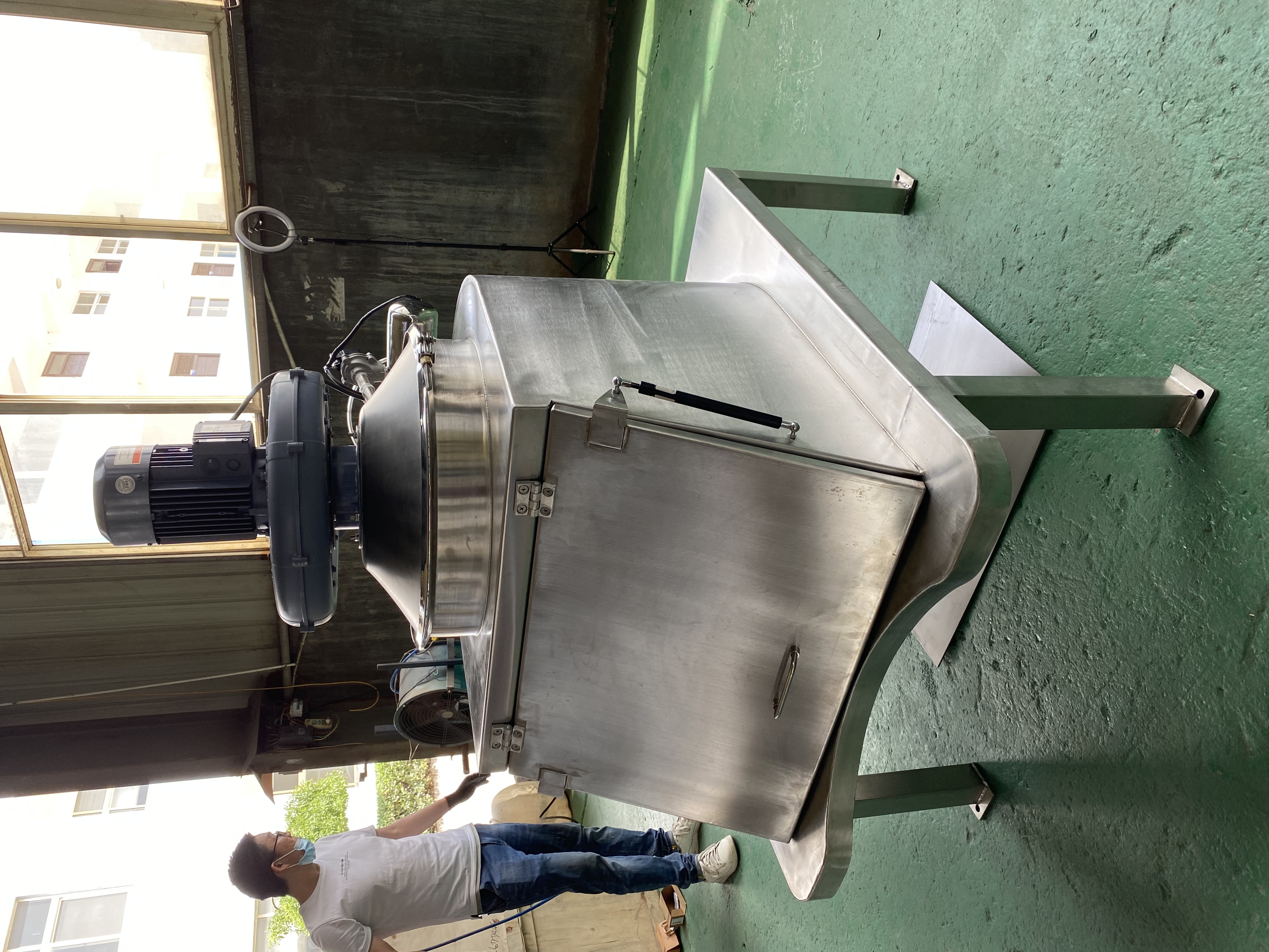 Stainless Steel Dust-free Feeding Station Big Bag Feeding Station for Food Processing