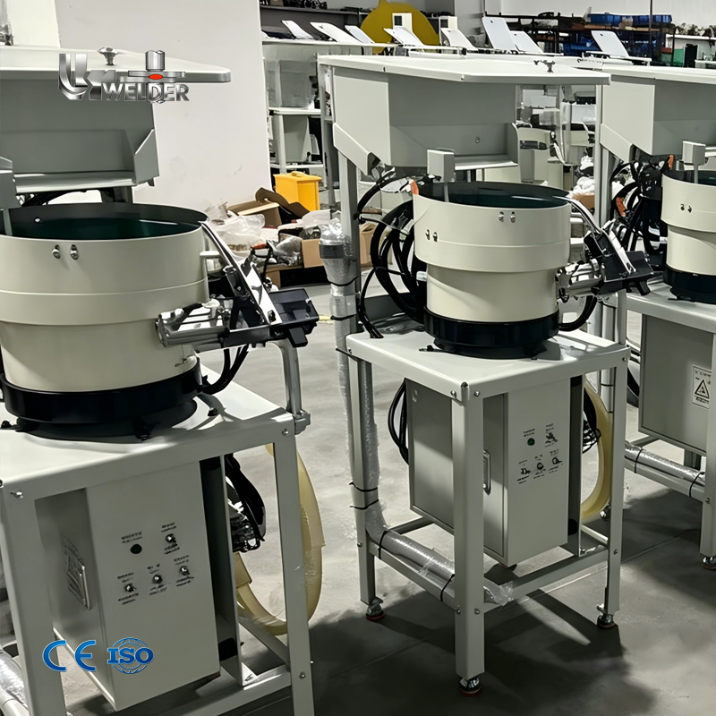 Automatic Nut Sorting Feeder Screw Conveyor Feeding Equipment Projection Nut Welding Machine For Auto Hardware Production Line