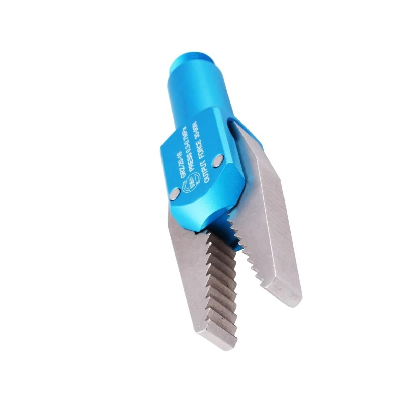 Grz-20-16j Pneumatic Finger Gripper, End of Arm Tool for Robotics with Hard Aluminum Alloy and Stainless Steel Construction