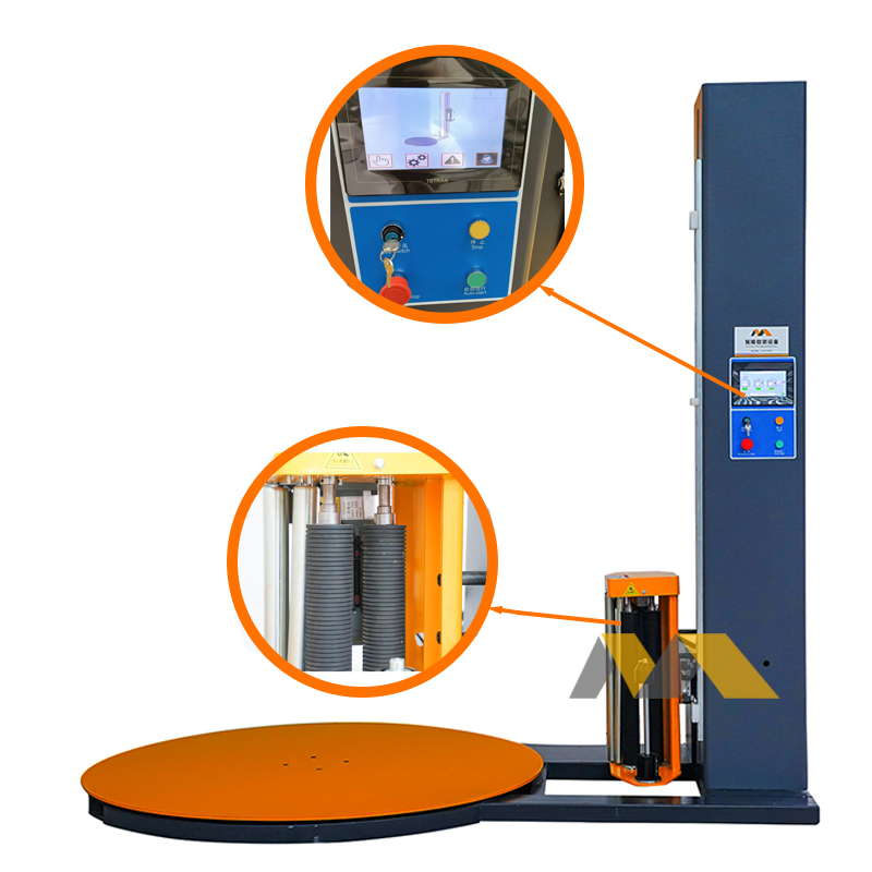 Pallet Stretch Wrap Machine Pallet Wrapping Equipment Automatic Stretch Pallet Wrap Machine For Sale