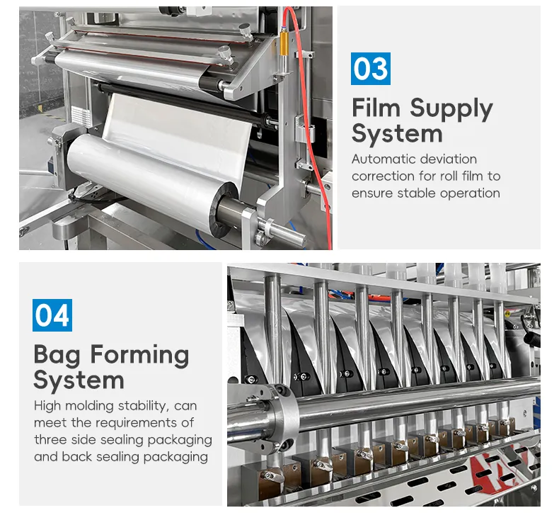 OEM Mouthwash Stick Pack Vffs Machine Multilane Sachet Packaging System for High-Speed Production