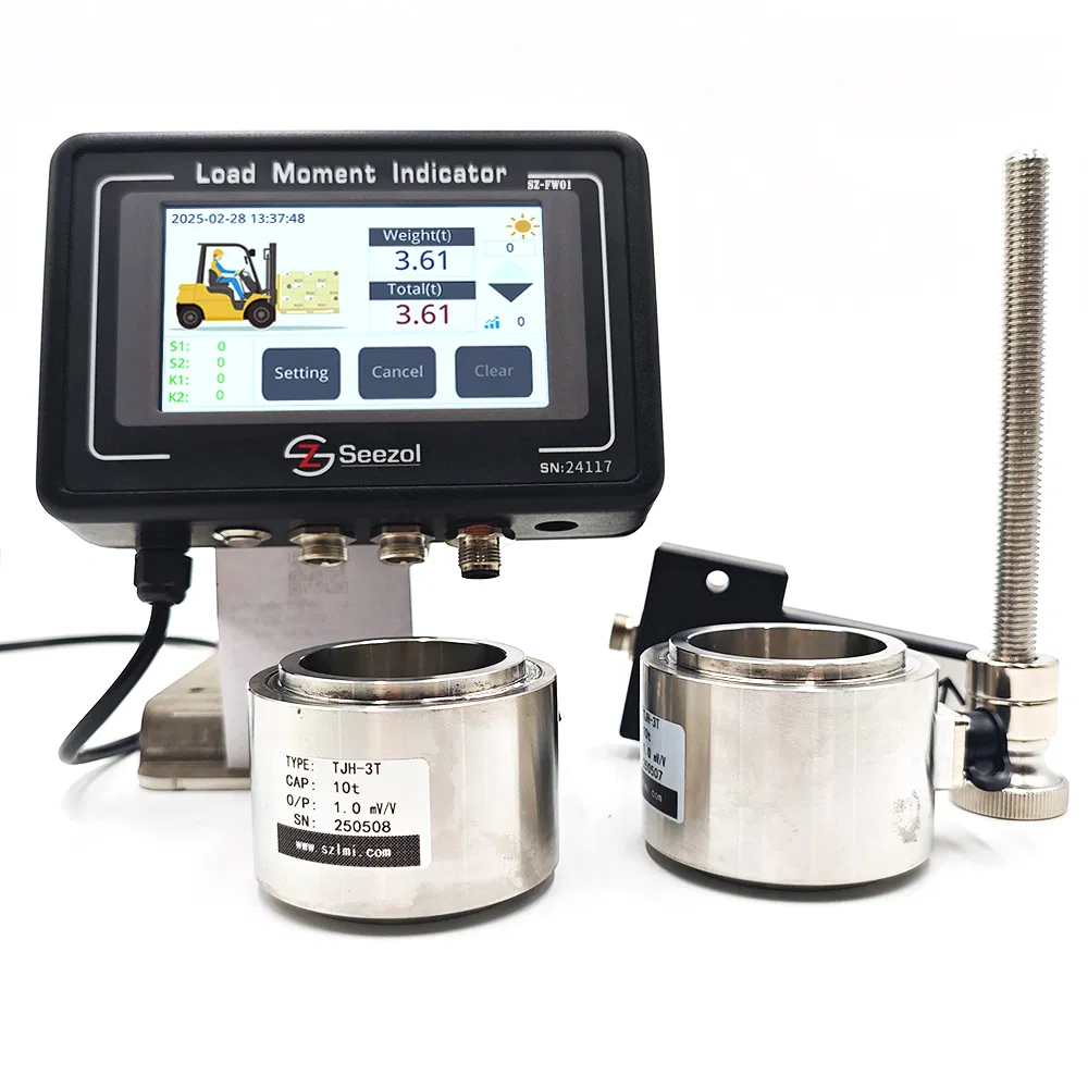 Forklift Intelligent Weighing System with Automatic Tilt Compensation