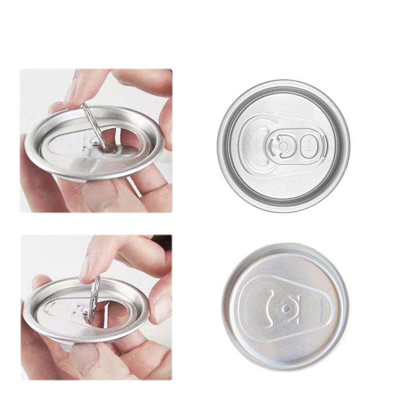 Customized Pressitin Aluminum Easy Open Ends Tin Can Packaging Cap