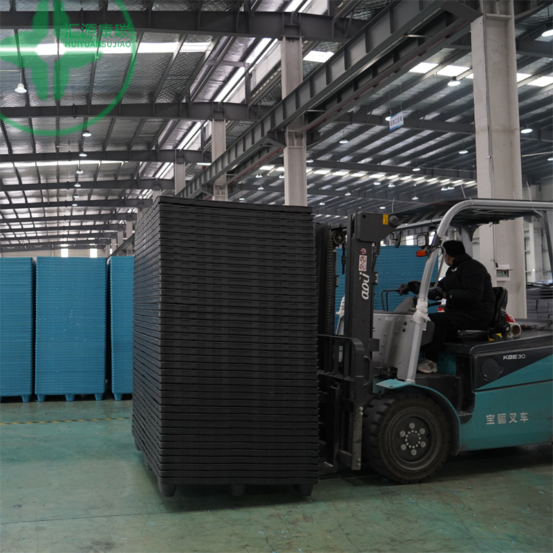 Huiyuan Plastic Wholesale Foldable Plastic Pallet Box With Lid
