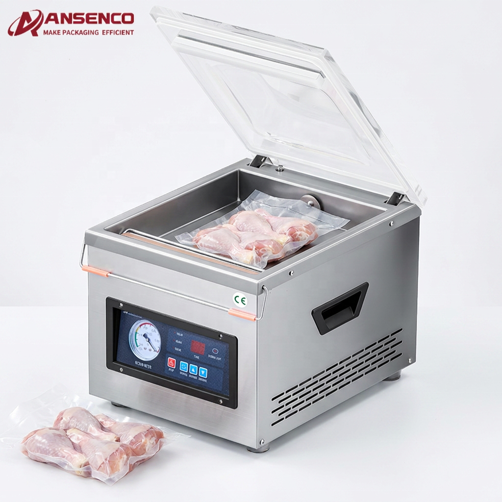 Chicken Meat Vacuum Packing Machine for Automatic Commercial Chamber Sealer Electric Packaging for Food Preservation