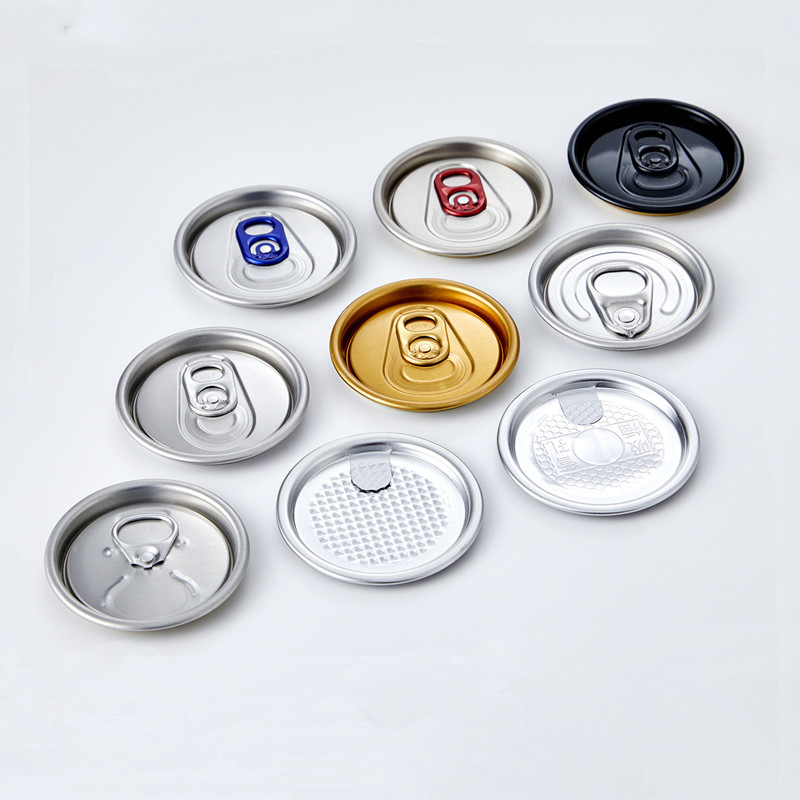 Customized Pressitin Aluminum Easy Open Ends Tin Can Packaging Cap