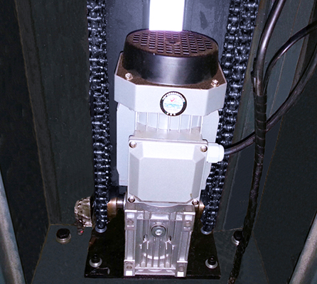 Lifting column chain structure