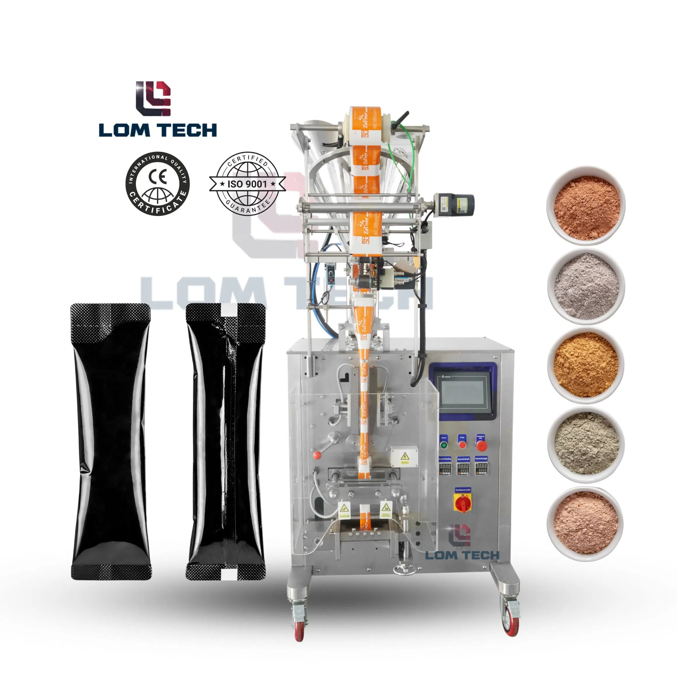 Advanced Multi-Lane Sachet Packaging System with PLC Control