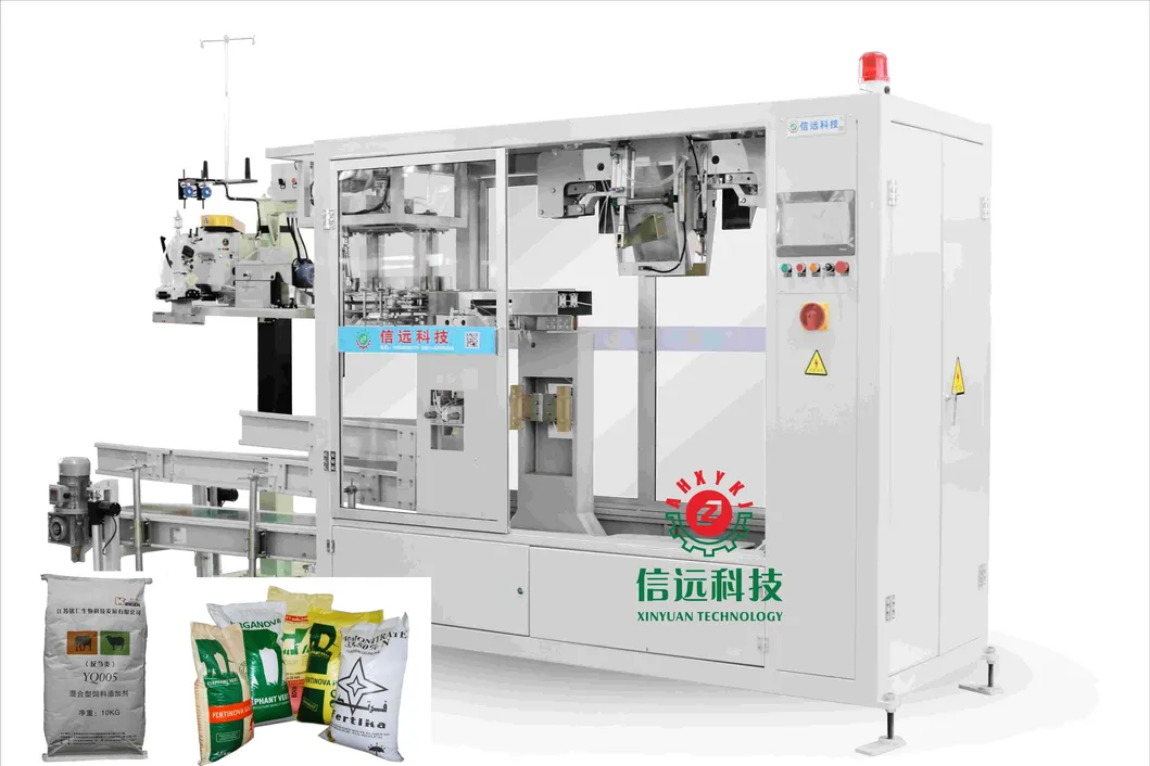 Open Mouth Bag Sack Bagging Feeds Fertilizer Granular Pellet Grain Rice Packaging Machine