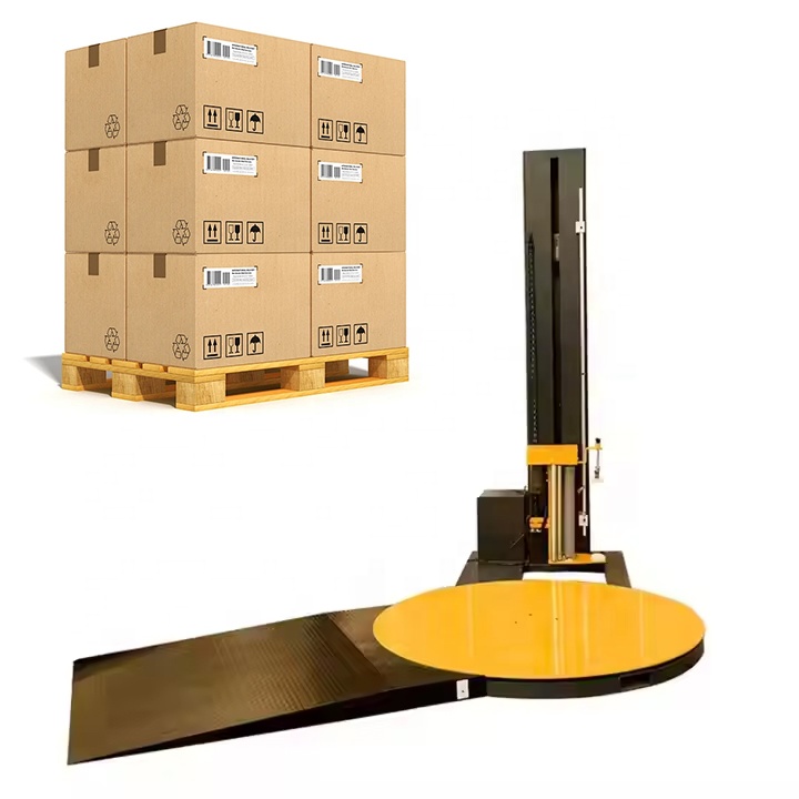 Pallet Wrap Machine Manual Wrapper Mobile Stretch Wrap Machine Pallet Wrapping Stretch Film Wrap Machine