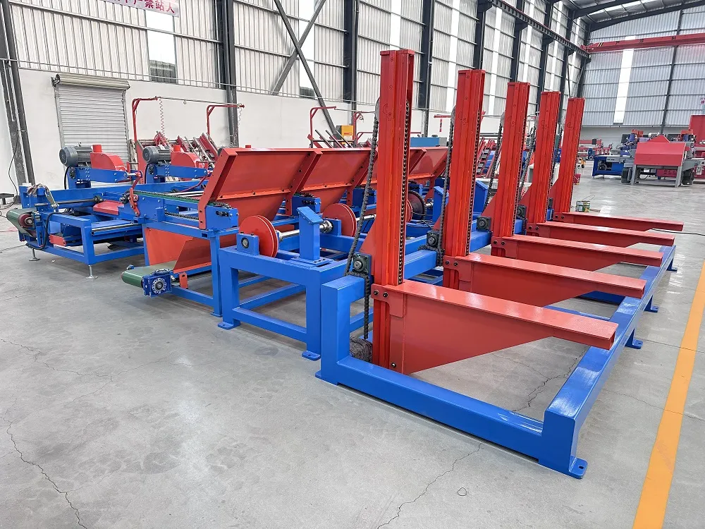 Timber Depalletizing System Tilt Hoist Horizontal Design Fully Electrical 5000kg Capacity