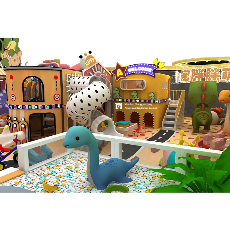 Cartoon Themed Naughty Castle Indoor Playground Soft Play Equipment Custom Character Design with Ball Pit &amp; Slide