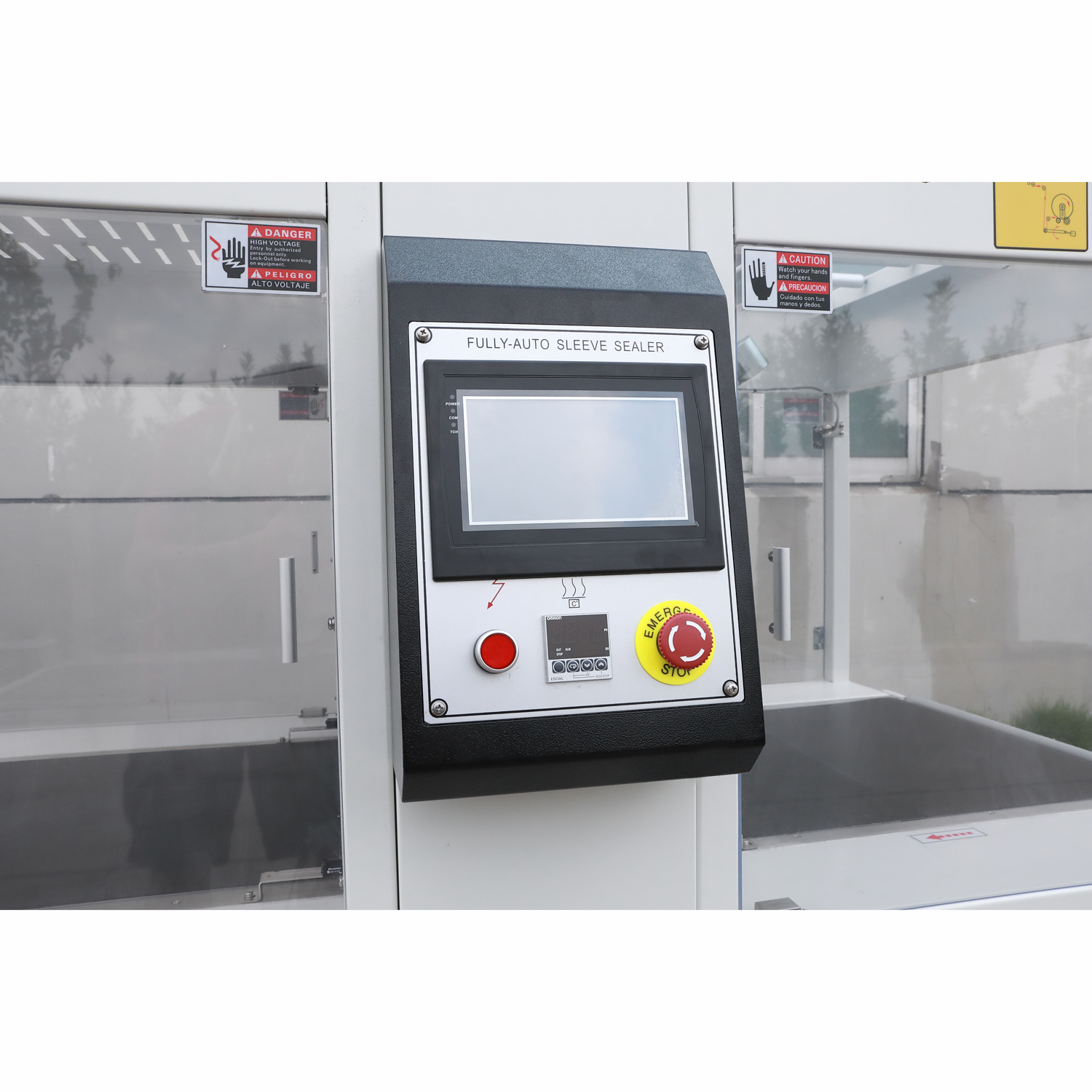 Auto Shrink Wrapping Machine Sleeve Sealer Straight Feeding Servo System