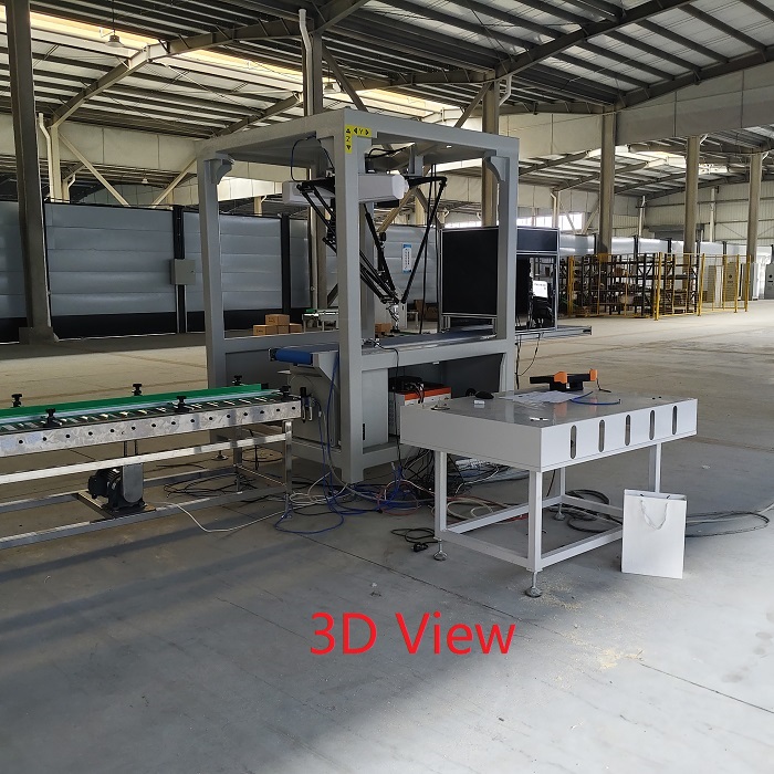 Efficient and Safe Smart Automatic Delta Robot Case Packer High Speed Spider Carton and Bag Packaging Machine Packing Line
