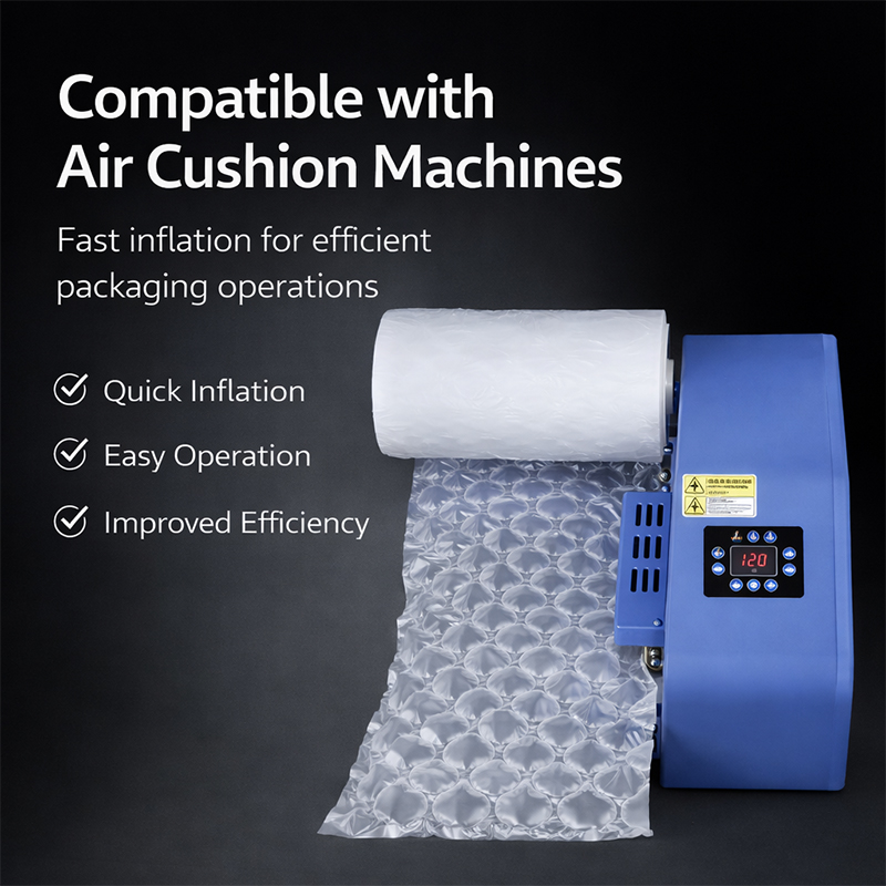 Custom Wholesale Nylon Air Cushion Film Roll for Shipping Shockproof Inflatable Protective Packaging