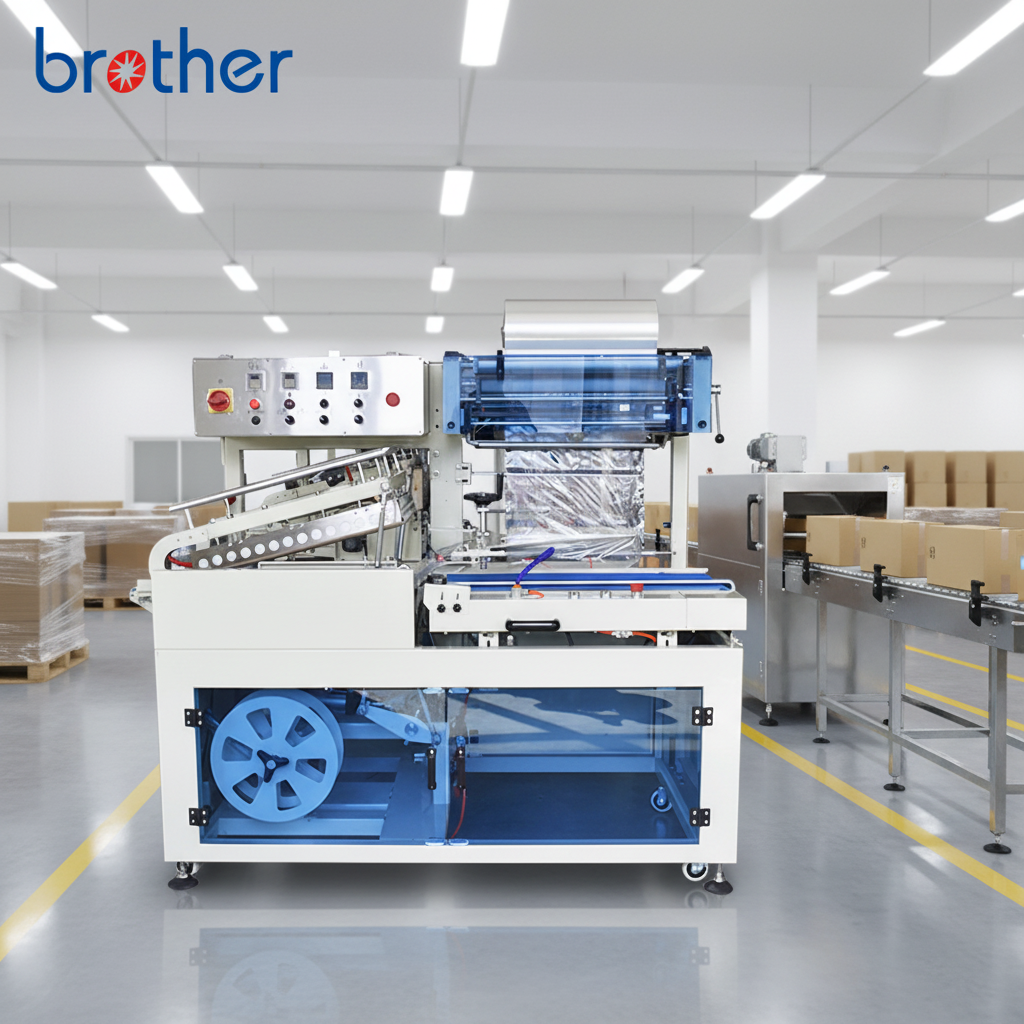 POF Film Automatic L Bar Sealing Machine Shrink Wrapping Machine Shrink Tunnel