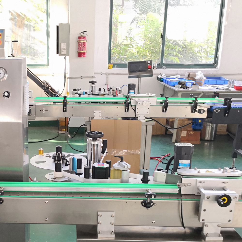 Automatic Glass Plastic Round Bottle Can Labeling Machine Factory Cheap With Pneumatic Drive Core Components Inclu