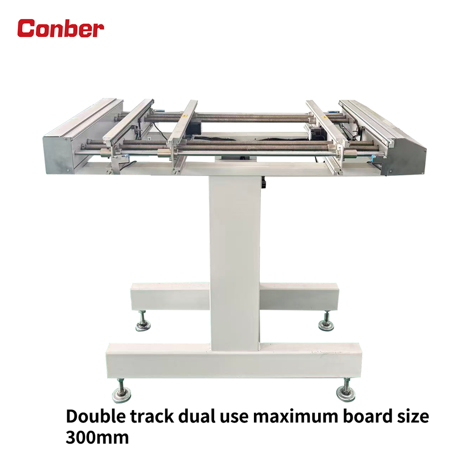 Cost Efficiency Dual Track SMT Cooling Conveyor System with PLC Control and Motor-Driven Automation