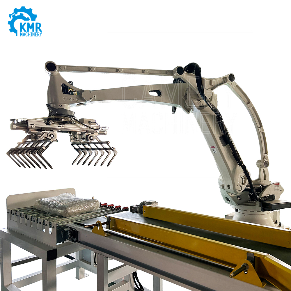 Robot Palletizing System Robotic Palletizer for Boxes/Cartons/Case/Bags Pallet Stacker Wrapping Machines Stainless Steel Food