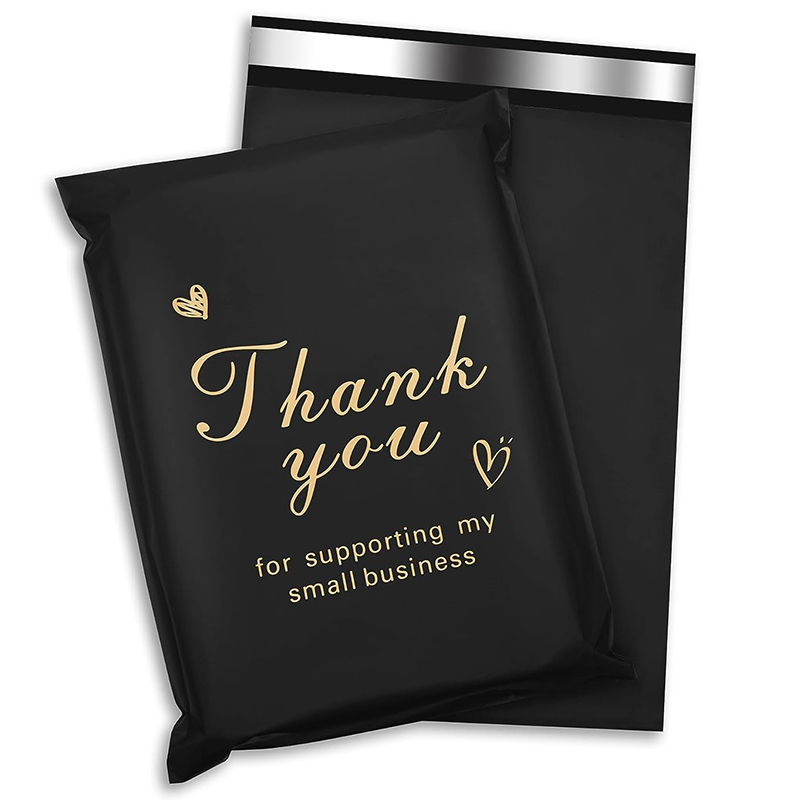 Customized Shipping Envelope Matte Black Poly Mail Bag Plastic Bag Packaging Clothing Plastic Courier Mailing Bags With Logo