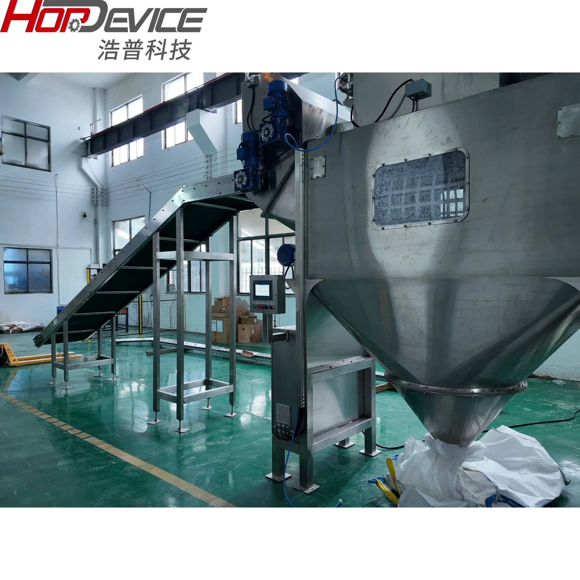 Industrial High-Speed Depalletizing &amp; Bag Breaking System for Modified Plastics