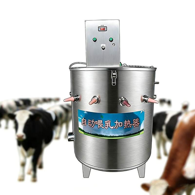 Automatic Intelligent Constant Temperature Calf Milk Feeding Machine Leakage Protection Mobile Milk Feeder with Wheels