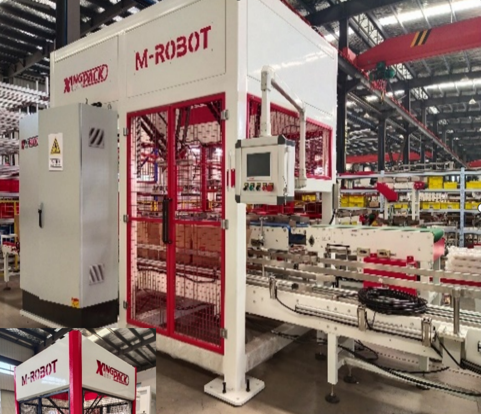 Automatic Delta Robot Case Packer for Bags Bottles and Cartons