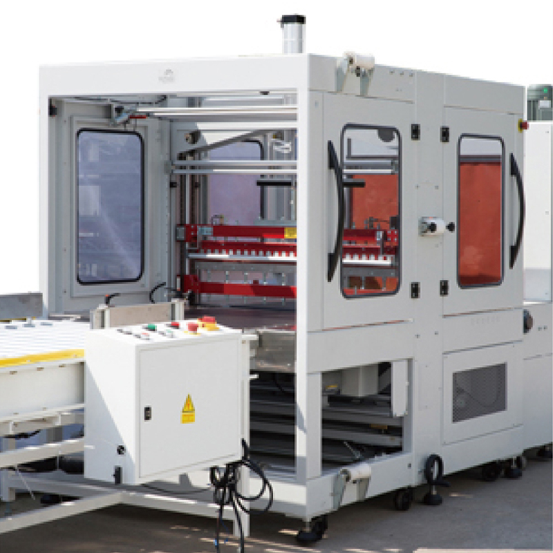 Complete New Automatic Carton Case Packing Pallet Wrapping System with Conveyor Equipment for Manufacturing Plant and Retail