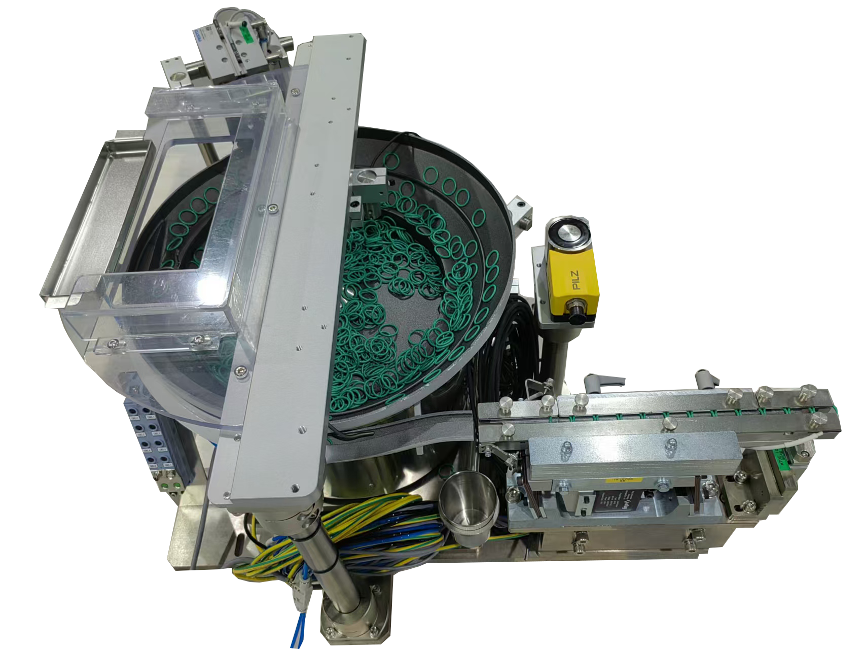TKF Tangle-Free Automated O-Ring Feeding System with Vibratory Bowl 60pcs/min Capacity