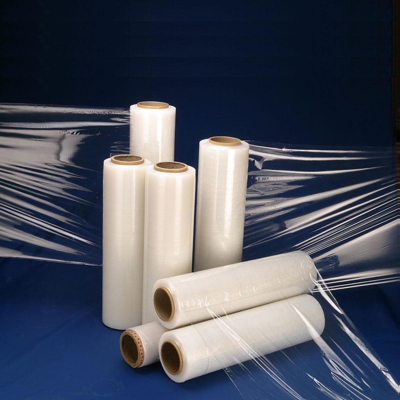 High Quality LLDPE Stretch Film Plastic Wrap Roll Soft PE Pallet Wrapping For Food &amp; Chocolate Competitive Price
