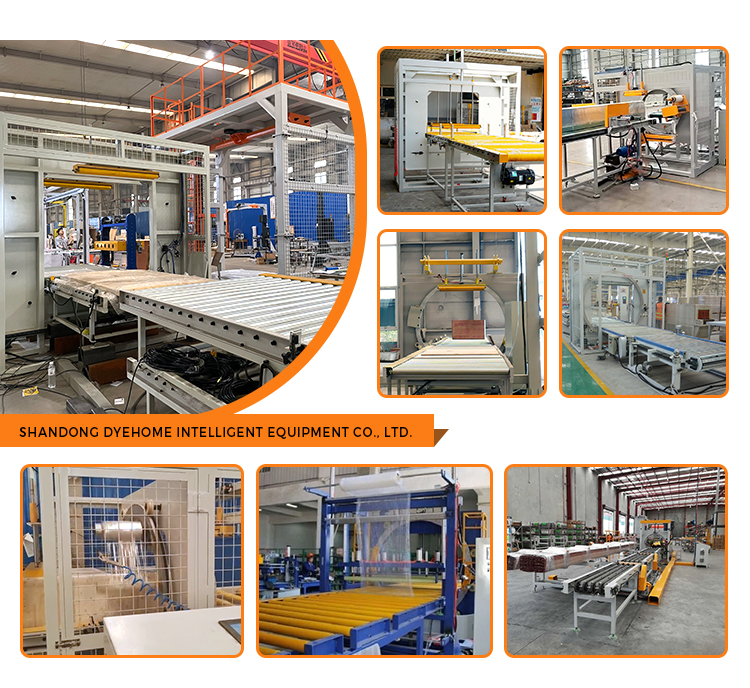 Horizontal door wrapping machine view 4