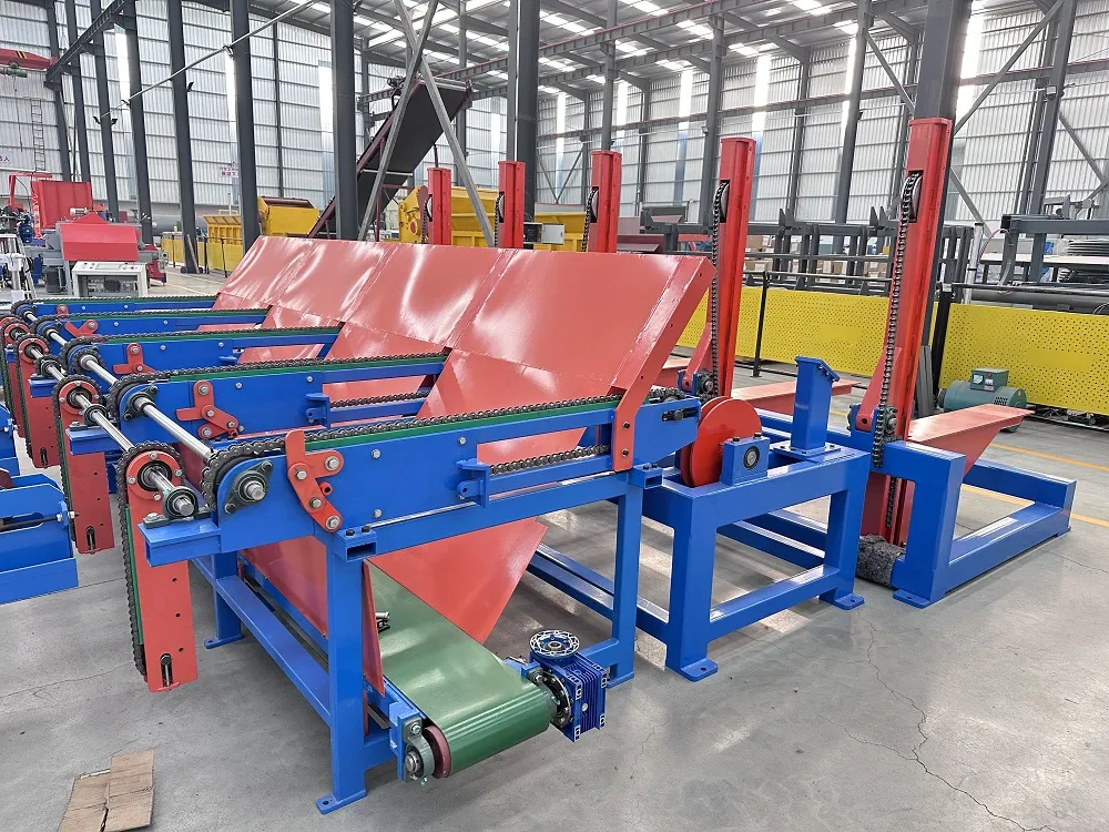 Timber Depalletizing System Tilt Hoist Horizontal Design Fully Electrical 5000kg Capacity