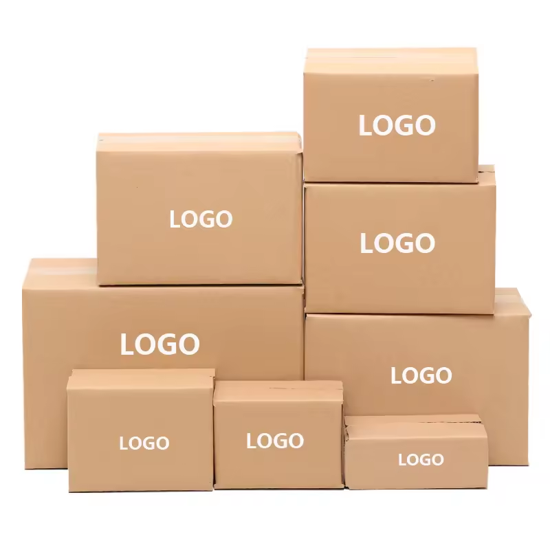Custom Double Wall Corrugated Shipping Box Brown Strong Moving Storage Carton Packaging Cardboard Boxes For Brand Packaging
