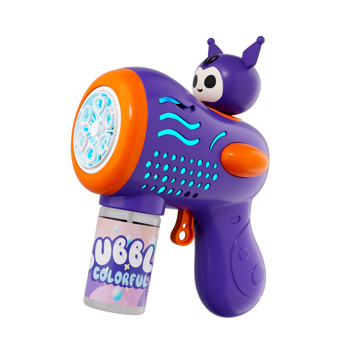 Best Quality Custom Cartoon Pokeman Bubble Gun Automatic Bubble Blower Machine Light Professional for Children Outdoor Toy