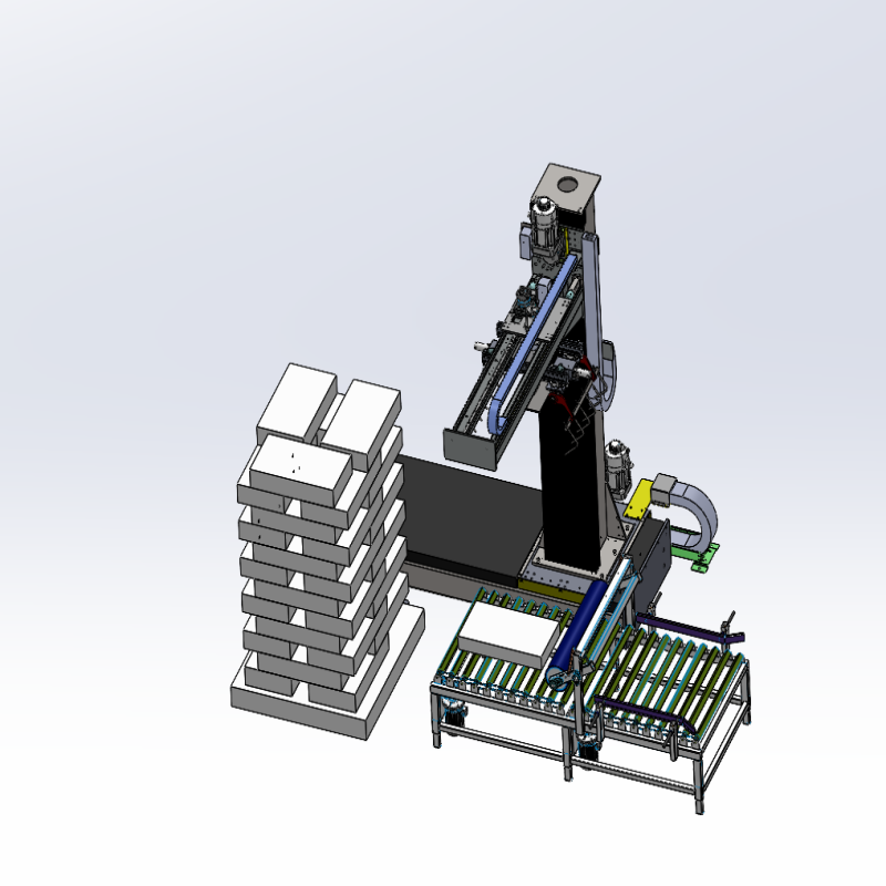Automatic Bag Palletizing Machine Gantry Type Robot Line China Origin 2000kg 1 Year Warranty 4-10 kW Power 220/380V Voltage
