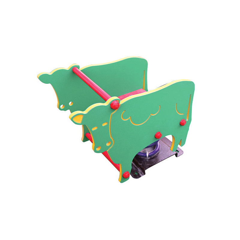 Playground Equipment Spring Rider PE Board Rocking Horse Cartoon Toys Park Rocking Horse